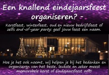 Knallend eindejaarsfeest organiseren?